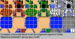 nes overworld spritesheet